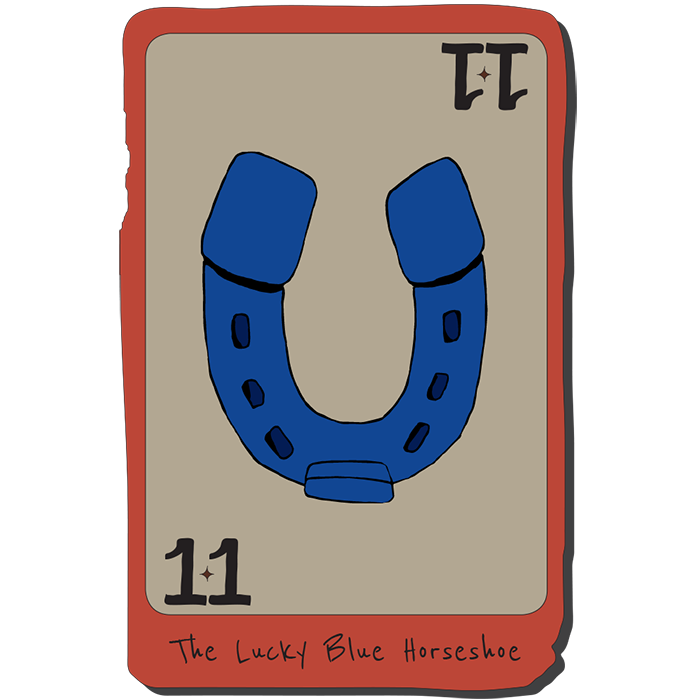 horseshoe card