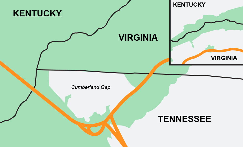 Cumberland Gap Map