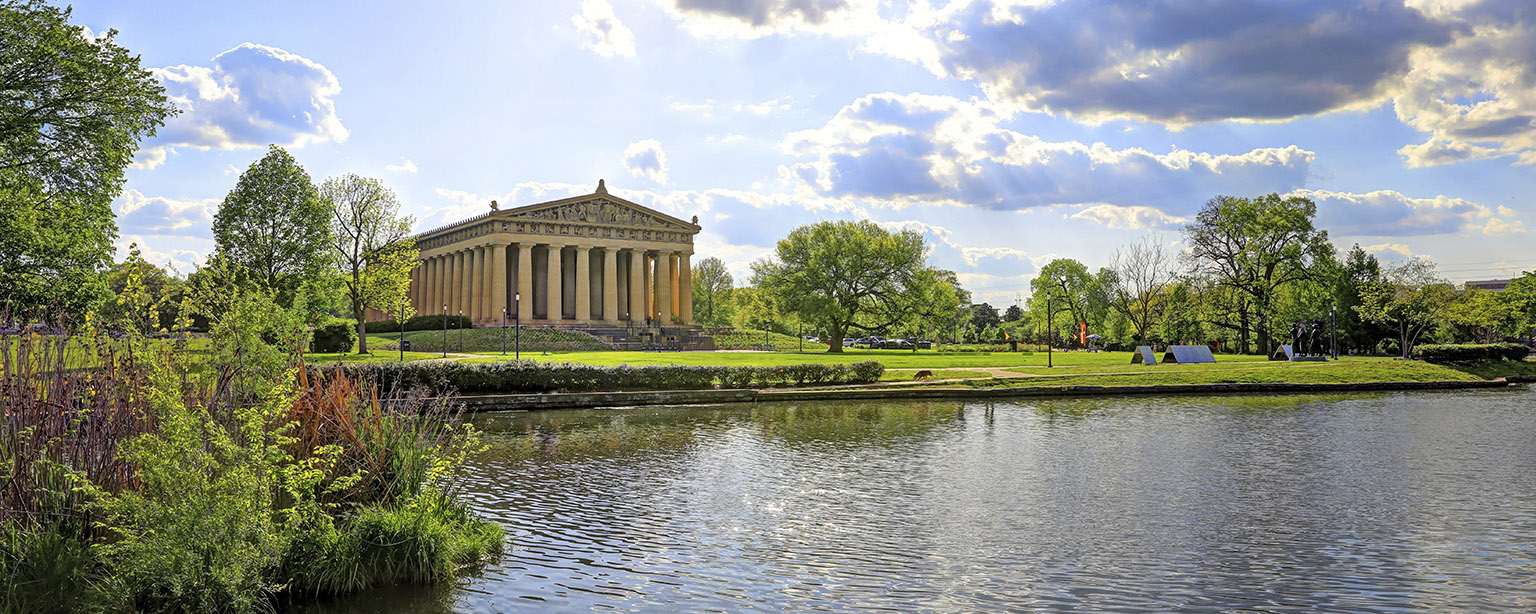 Nashville Centennial Park and Parthenon