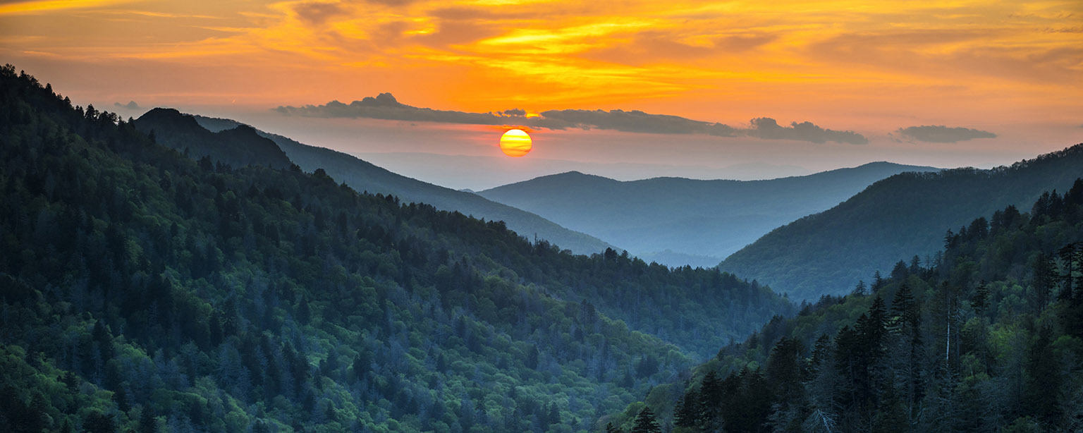 Smoky Mountains sunset